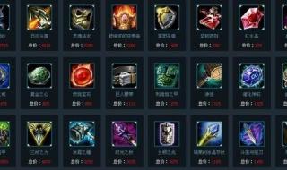 lol装备大全 lol装备大全